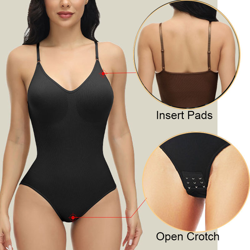 GUUDIA Bodys mit V-Ausschnitt  – Shapewear Bodysuit Firm Bewertung und Preis