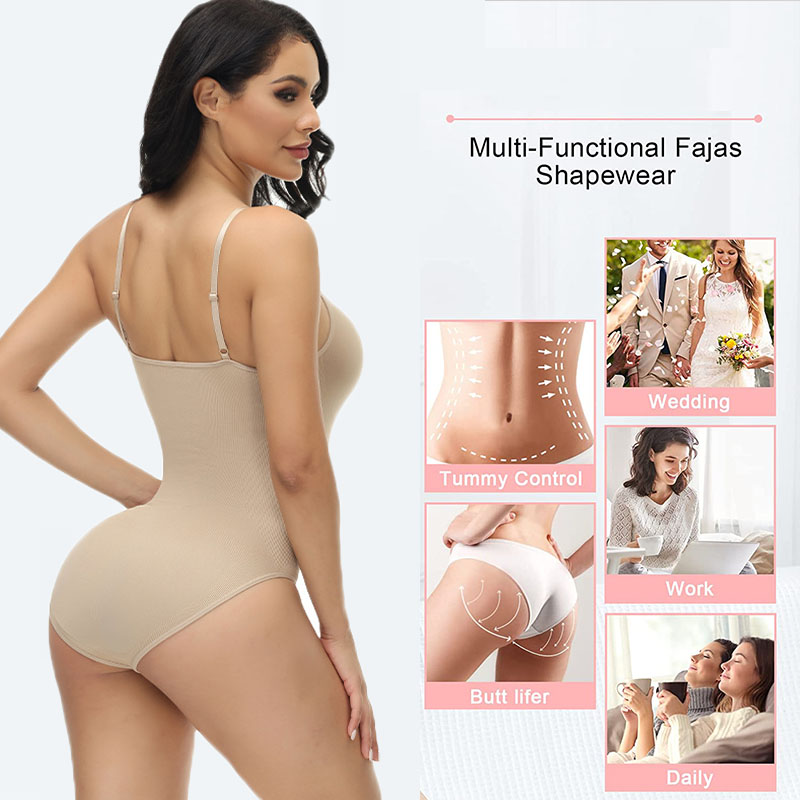 GUUDIA Bodys mit V-Ausschnitt  – Shapewear Bodysuit Firm Bewertung und Preis